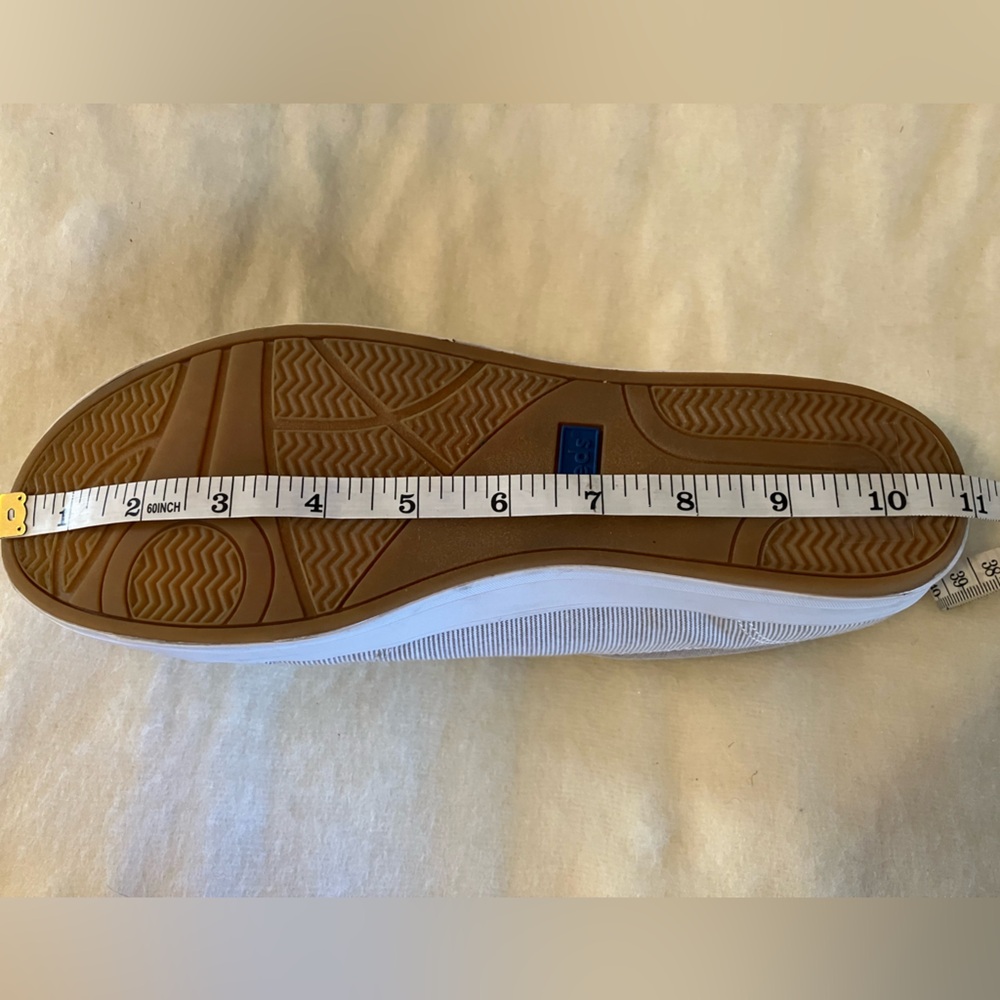 Keds Tan and White Sneakers- Women's 10W - Picture 10 of 11
